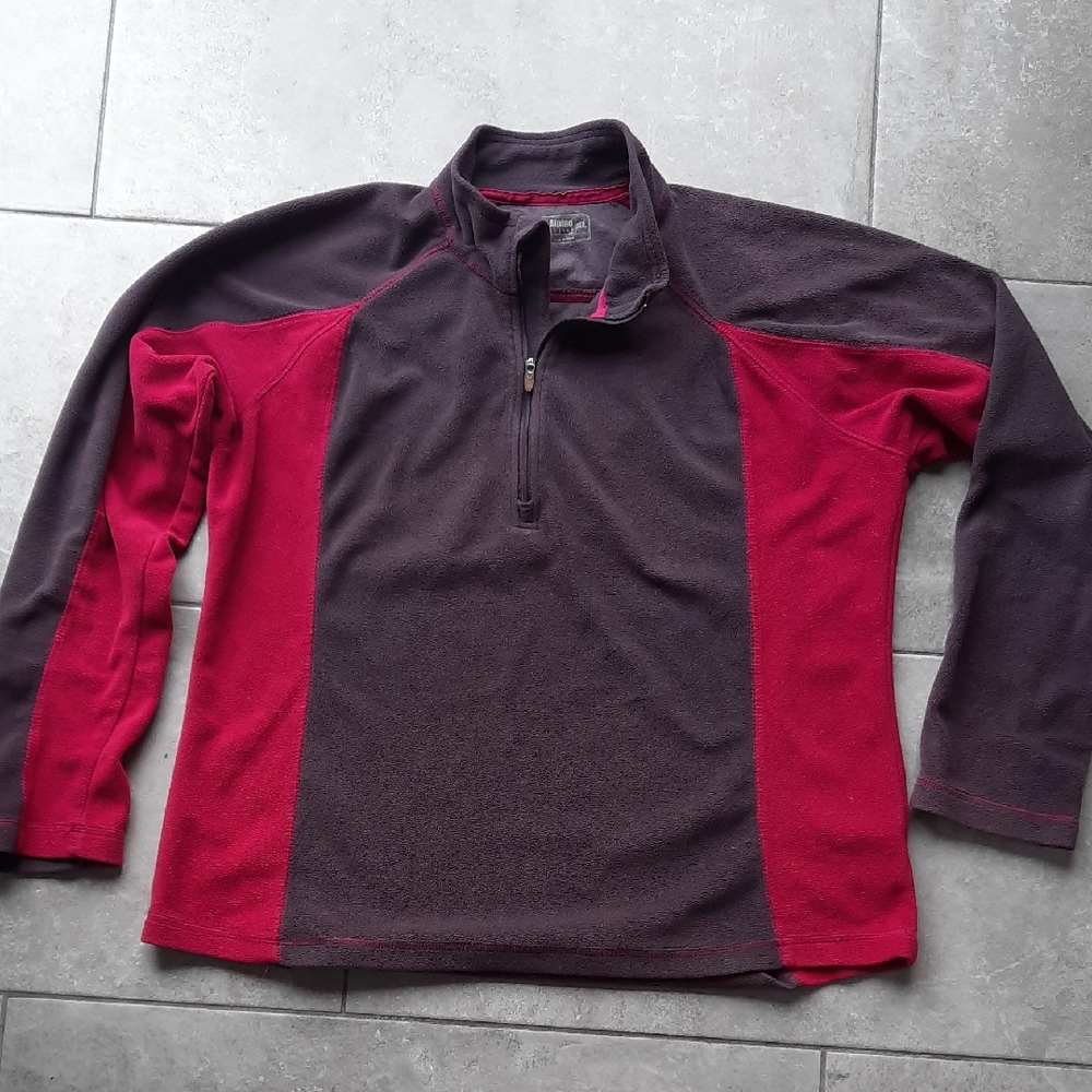 Alpine Women's 3 Quarter Zip Fleece top- XL